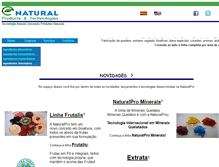 Tablet Screenshot of naturalpro.com.br